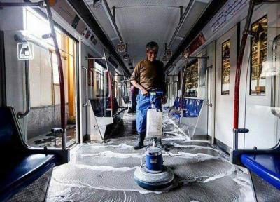 کاهش 70 درصدی مسافران مترو در پی شیوع کرونا ، دستورالعمل مترو یوهان برای ضدعفونی مترو تهران اجرا می گردد