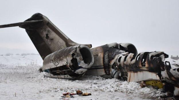 ادعای آمریکا درباره مشخص هویت اجساد هواپیمای ساقط شده در افغانستان